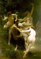 1873 William Adolphe Bouguereau  Nymphs and Satyr