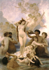 1879 William Adolphe Bouguereau The Birth of Venus