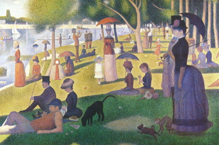 1884 Georges Seurat Sunday afternoon on la grande jatte