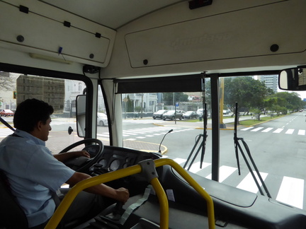 2017-05-13 Lima 12 Bus 301 Miraflores to Downtown 1